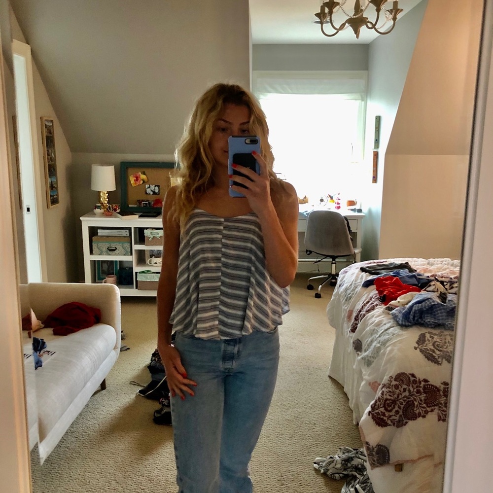 Free People Striped Tank